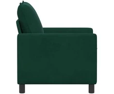 Sofa Tamsiai žalia 76 x 81 x 87,5 cm Aksomas