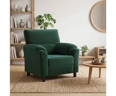 Sofa Tamsiai žalia 94 x 85 x 93 cm Aksomas