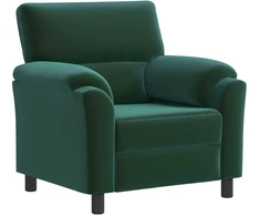 Sofa Tamsiai žalia 94 x 85 x 93 cm Aksomas