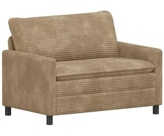 Sofa Taupe 126 x 81 x 87,5 cm Poliesteris
