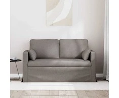 Sofa Taupe 138 x 78 x 80 cm Metalas