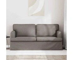 Sofa Taupe 142 x 80 x 85 cm Metalas