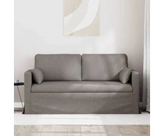 Sofa Taupe 159 x 78 x 80 cm Metalas