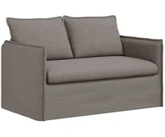 Sofa Taupe 195 x 82 x 85 cm Metalas