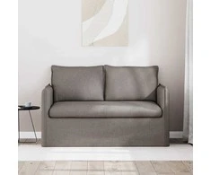 Sofa Taupe 195 x 82 x 85 cm Metalas
