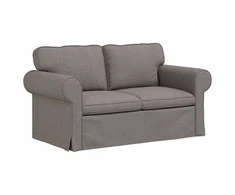 Sofa Taupe 215 x 82 x 80 cm Metalas