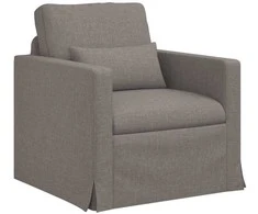Fotelis Sofa Taupe 78 x 78 x 80 cm Metalas