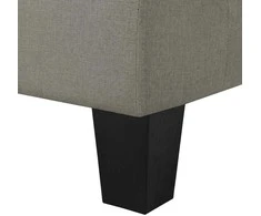 Sofa Taupe Dvivietės audinys
