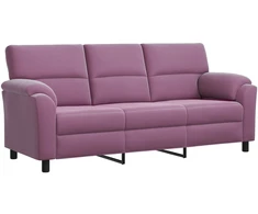Sofa Violetinė 214 x 85 x 93 cm Aksomas