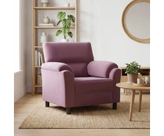 Sofa Violetinė 94 x 85 x 93 cm Aksomas