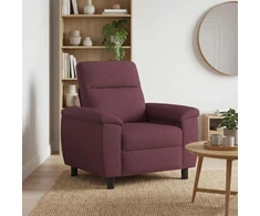 Sofa Violetinė 95 x 90 x 95 cm Audinys