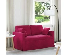 Sofa Vyno raudona 138 x 78 x 80 cm Aksomas