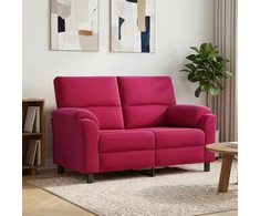 Sofa Vyno raudona 154 x 85 x 93 cm Aksomas