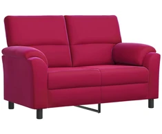 Sofa Vyno raudona 154 x 85 x 93 cm Aksomas