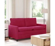 Sofa Vyno raudona 156 x 81 x 87,5 cm Aksomas