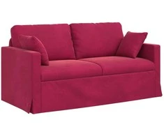 Sofa Vyno raudona 158 x 78 x 80 cm Aksomas