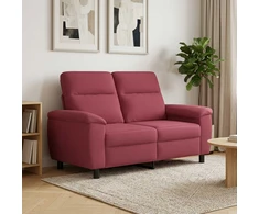 Sofa Vyno raudona 158 x 90 x 95 cm Audinys