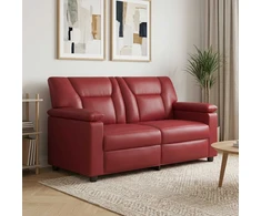 Sofa Vyno raudona 171 x 85 x 93 cm Dirbtinė oda