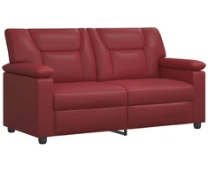 Sofa Vyno raudona 171 x 85 x 93 cm Dirbtinė oda
