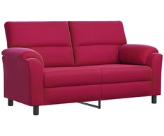 Sofa Vyno raudona 174 x 85 x 93 cm Aksomas