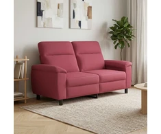 Sofa Vyno raudona 178 x 90 x 95 cm Audinys