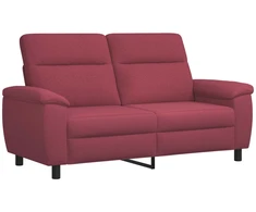 Sofa Vyno raudona 178 x 90 x 95 cm Audinys