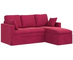 Sofa Vyno raudona 178 x 134 x 80 cm Aksomas