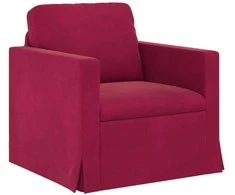 Sofa Vyno raudona 78 x 78 x 80 cm Aksomas