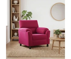 Sofa Vyno raudona 94 x 85 x 93 cm Aksomas