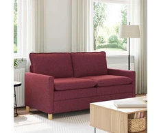 Sofa Vyno raudona Audinys