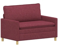 Sofa Vyno raudona Audinys