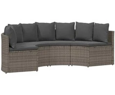 Sofa Sofos komplektas 2 pcs Pilka