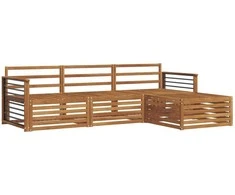 Lauko sofos komplektas Natūrali 249,5 x 162,5 x 73 cm