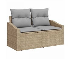 Sofos komplektas 7 pcs Bežinė ir šviesiai pilka