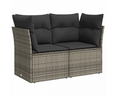 Sofos komplektas 7 pcs Pilka ir tamsiai pilka