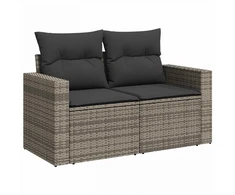 Sofos komplektas 7 pcs Pilka ir tamsiai pilka