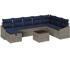 Sofos komplektas su pagalve 6 pcs poliratanas