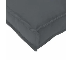 Sofa Sofos komplektas su pagalve Antracitas 133 x 92 x 69 cm