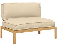 Sofa Sofos komplektas su pagalve Paprastas Smėlio 120 x 92 x 69 cm