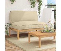 Sofa Sofos komplektas su pagalve Paprastas Smėlio 120 x 92 x 69 cm
