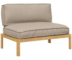 Sofa Sofos komplektas Taupe 120 x 92 x 69 cm Kietos akacijos mediena