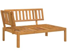 Lauko baldų komplektas Sofos komplektas Taupe 133 x 92 x 69 cm Kietos akacijos mediena