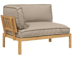Lauko baldų komplektas Sofos komplektas Taupe 133 x 92 x 69 cm Kietos akacijos mediena