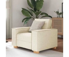 Sofa Sofos krėslas, linas, 100x78x84 cm