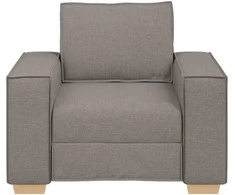 Sofa Sofos krėslas, pilkai rudas, 100x78x84 cm, audinys