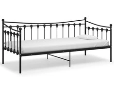 Sofos-lovos rėmas, juodos spalvos, 90x200cm, metalas