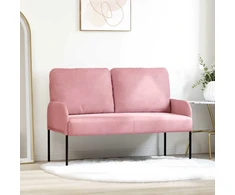 Sofa Sofos su pagalve 110cm Rožinė fanera