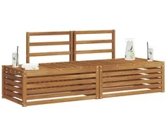 Lauko sofos komplektas 2 Vienetas Natūrali 182,5 x 63 x 73 cm