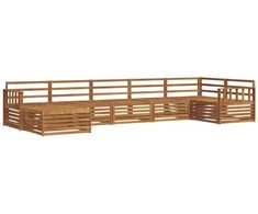 Lauko sofos komplektas 7 pcs Natūrali