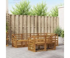 Sekcijos sofų komplektas 7 pcs Natūrali